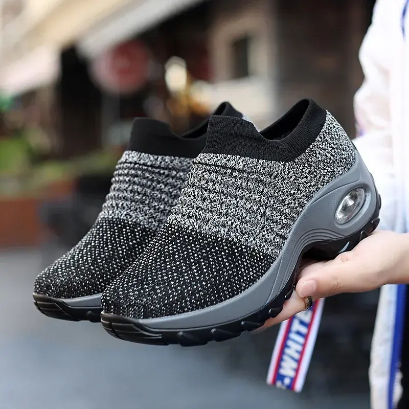 Thumbnail: Women Sneakers Versatile Orthopedic Sneakers Platform Casual Shoes Non-Slip