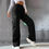 Thumbnail: Fashion Women Cargo Pants Multi-Pocket Spring Summer Breathable Wide Leg Trouser