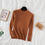 Thumbnail:  Women Thick Sweater Pullovers Casual Autumn Winter Button o-Neck Chic Sweater 