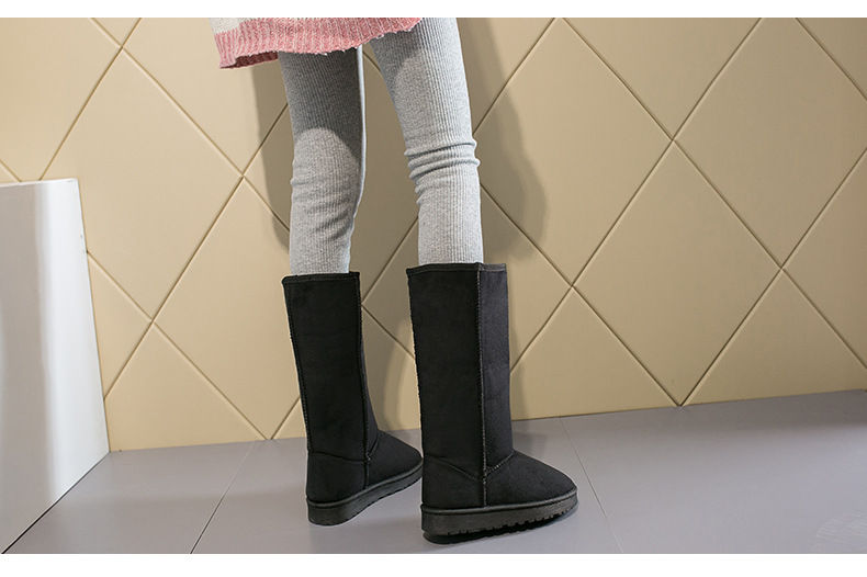 Thumbnail: European and American Snow Boots Women High-Tube Snow Boots