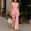 Thumbnail: Elegant Fashion 2 Pieces Pant Sets Women Casual Blazer Vests and Long Trousers 