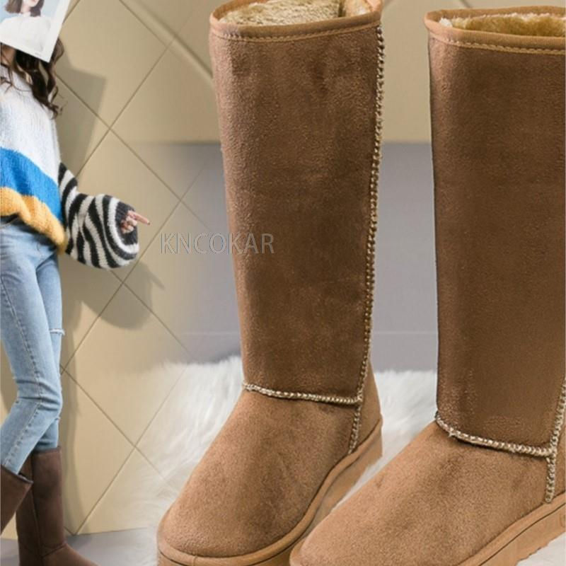 Thumbnail: European and American Snow Boots Women High-Tube Snow Boots