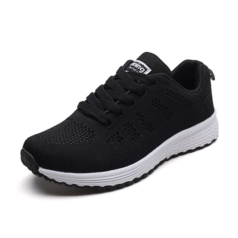 Thumbnail: Women Casual Fashion Breathable Walking Mesh Flat Shoes Sneakers Gym Vulcanized