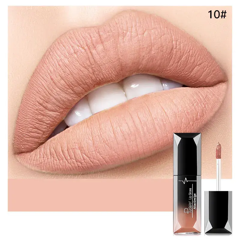 Thumbnail: 21Colors Nude Velvet LipGloss Waterproof Matte Liquid Lipstick Moisturizing