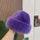 Thumbnail: Fluffy Fur Women Winter Hat Russia Snow Ski Cap Faux Fur Thick Warm Windproof