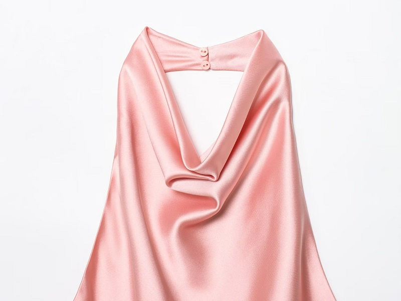 Thumbnail: Halter Tops for Women Satin Backless Top Summer Beach Top off Shoulder Camisole