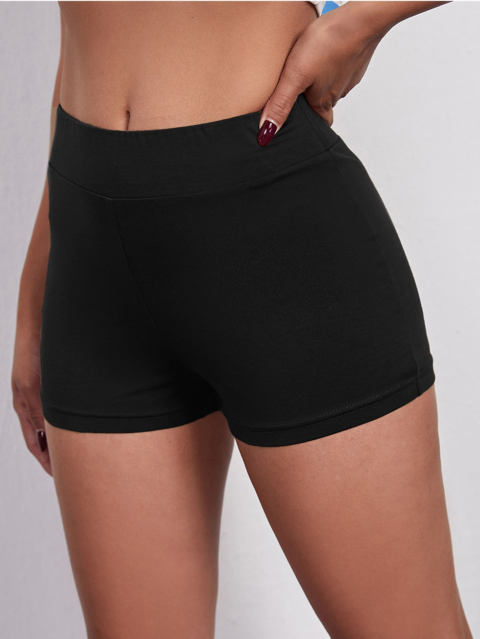 Thumbnail: EZ wear Solid Biker Shorts