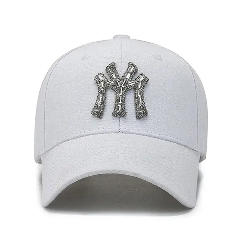Thumbnail: MY Rhinestone Hat Women Spring and Fall Street Casual Outdoor Duck Tongue Cap