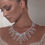 Thumbnail: Women Shiny Crystal Bridal Necklace Collar Chain Choker Wedding Party