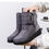 Thumbnail: Women Non Slip Waterproof Winter Snow Boots Platform Shoes Warm Ankle Boots