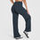 Thumbnail:  Straight-Leg Pants Ultra Soft Butter Fabric Women Mid-Waist Yoga Pants GYM Nak