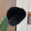 Thumbnail: Fluffy Fur Women Winter Hat Russia Snow Ski Cap Faux Fur Thick Warm Windproof