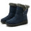 Thumbnail: Women Waterproof Snow Boots with Fur Trend Winter Shoes Boots Ankle Low Heels