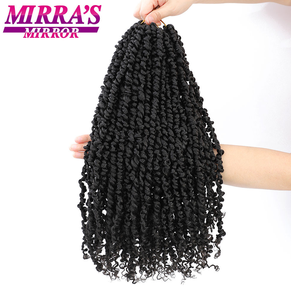 Thumbnail: Passion Twist Crochet Hair 6/8/12/18 Inch Synthetic Pre-twisted Short Passion T
