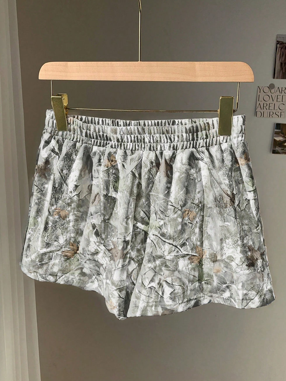Thumbnail: Comfortcana Women's Casual Vintage Camouflage Tree Branch Print Mid-Rise Loose 