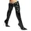 Thumbnail: Women Patent Leather Over The Knee Boots High Heels Large Size Thigh High Boots