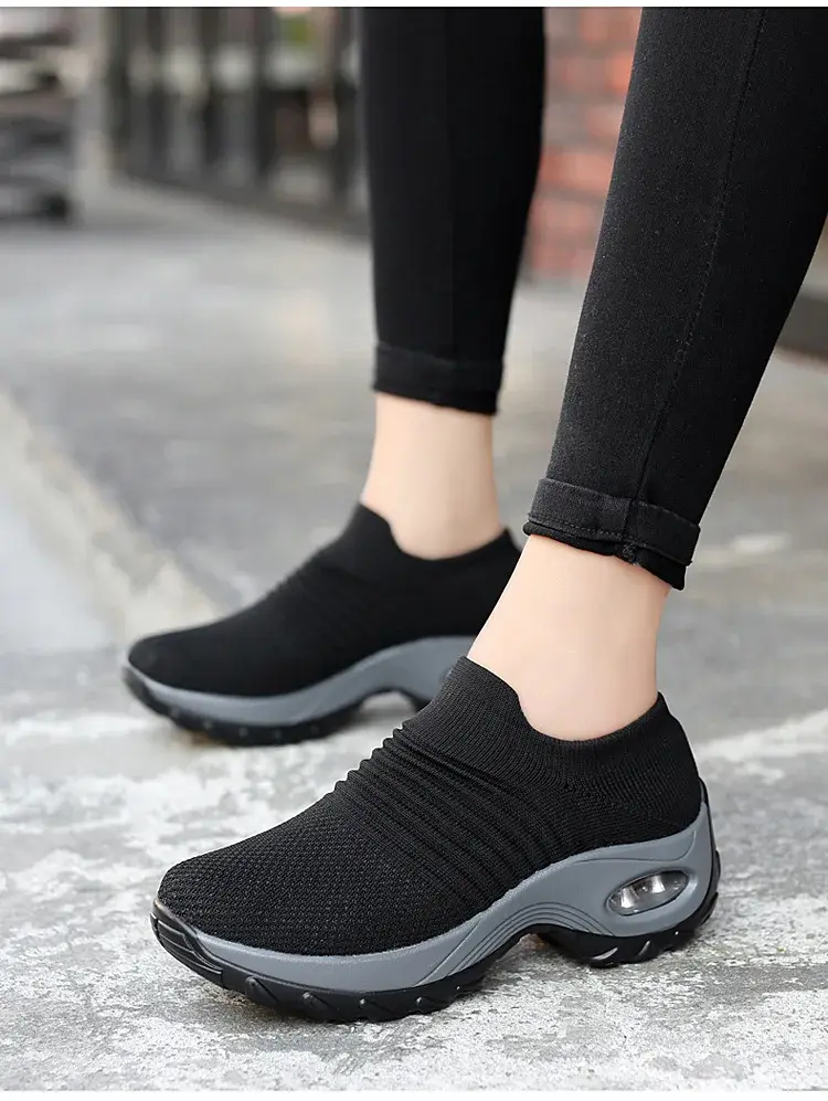 Thumbnail: Women Sneakers Versatile Orthopedic Sneakers Platform Casual Shoes Non-Slip