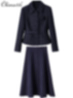 Thumbnail: Women's Outfits High-end OL Elegant Two-piece Set Autumn and Winter Fashion