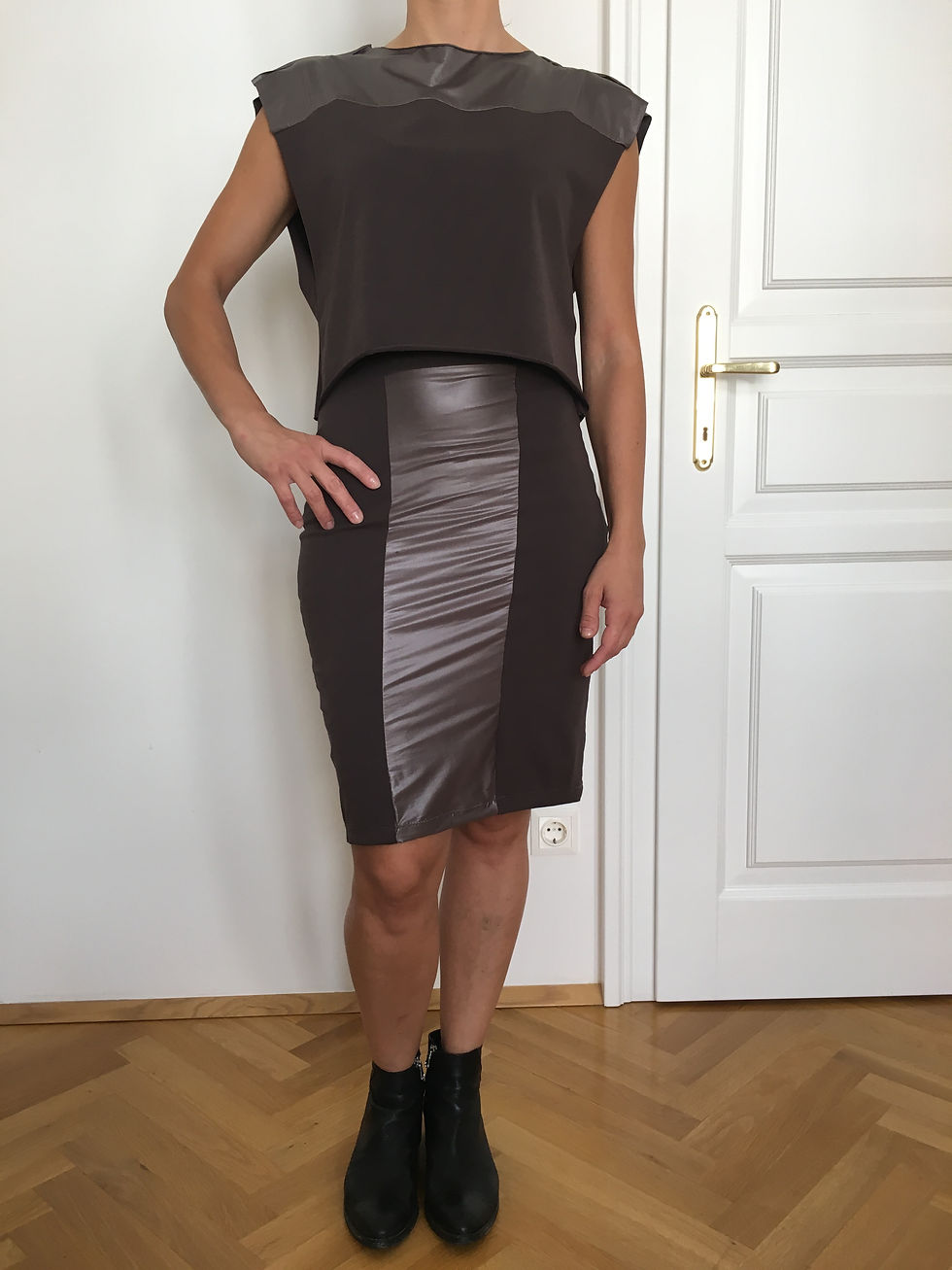 Top Davy and Skirt Davila maronglacè