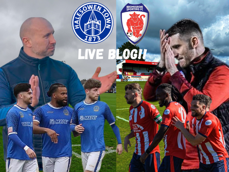 Live Blog - Halesowen Town vs Bromsgrove Sporting