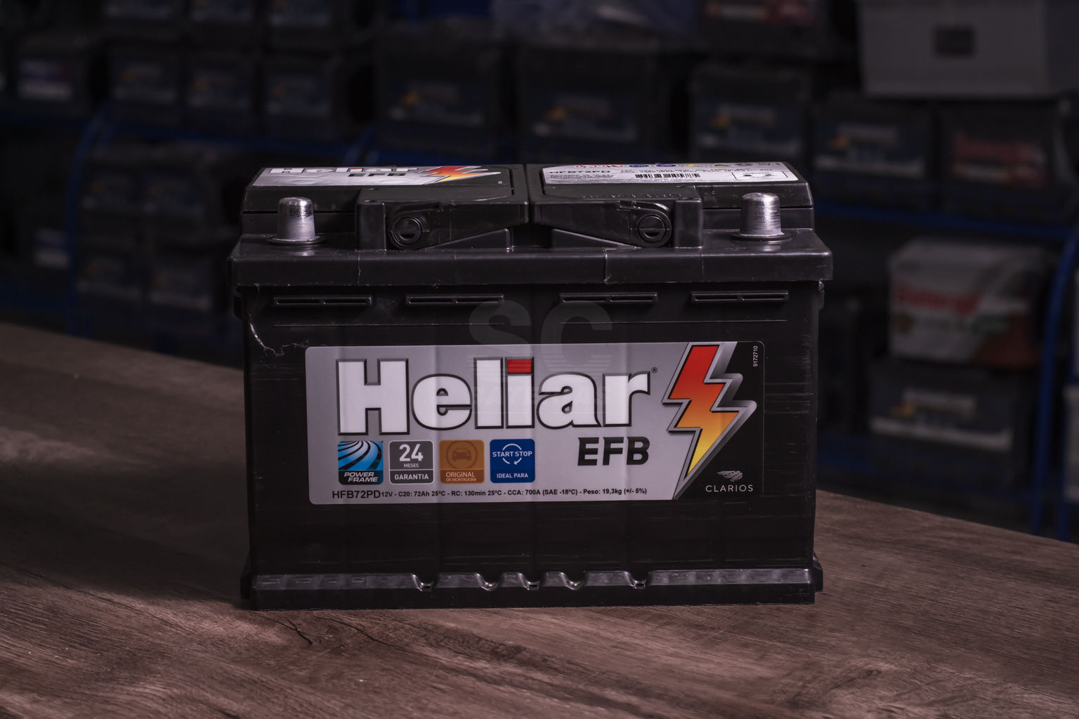 BATERIA HELIAR EFB HFB72PD