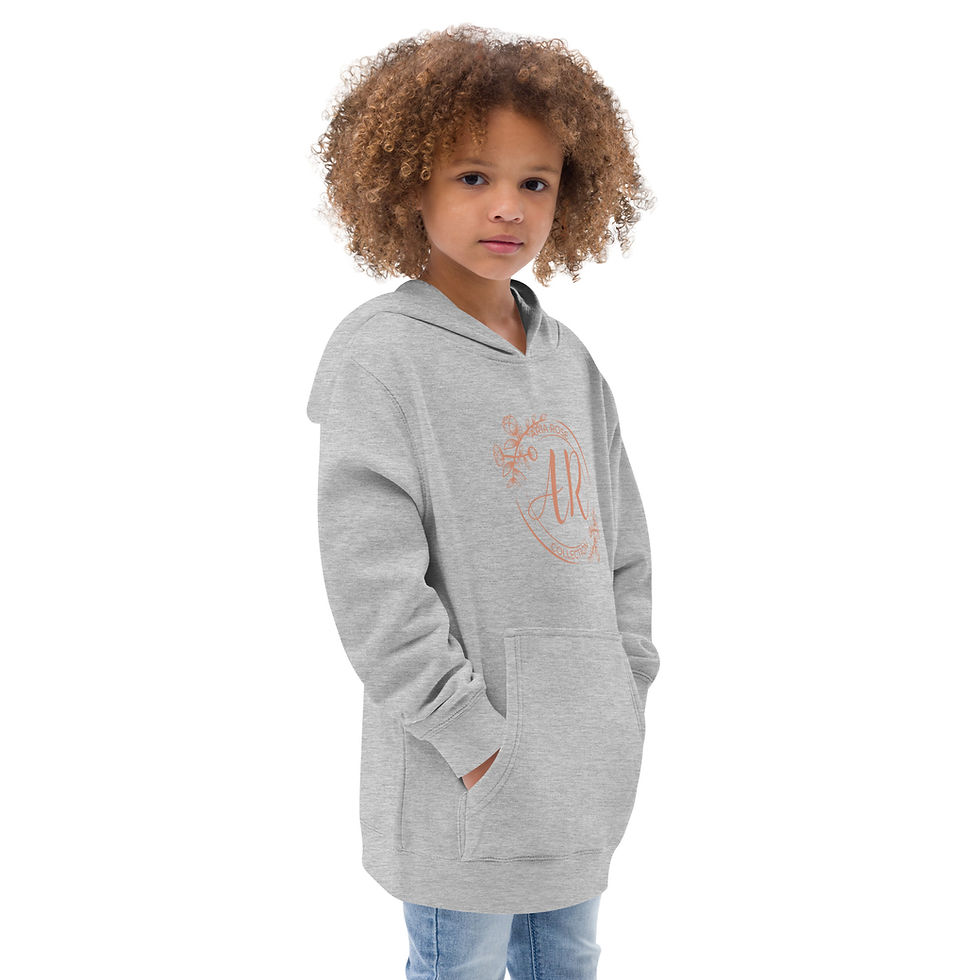Thumbnail: Aria Rose Gold Kids Fleece Hoodie