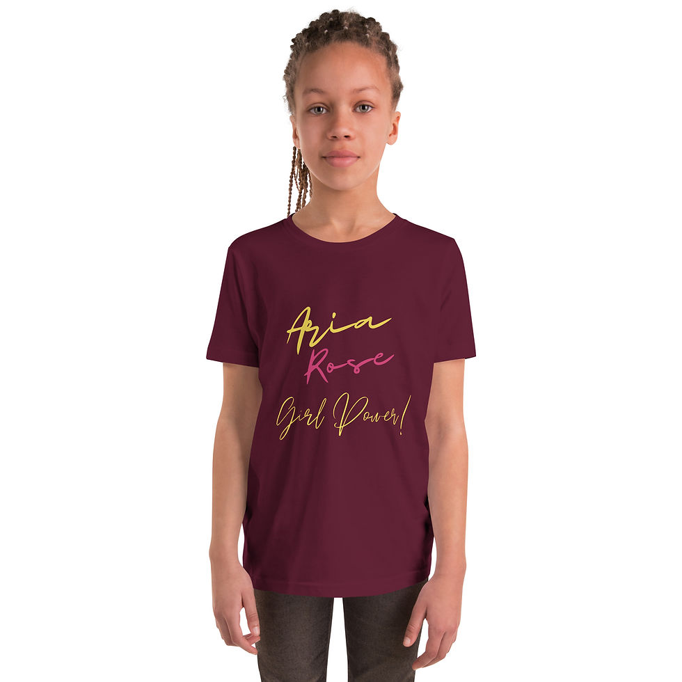 Thumbnail: Aria Rose Power Youth Short Sleeve T-Shirt