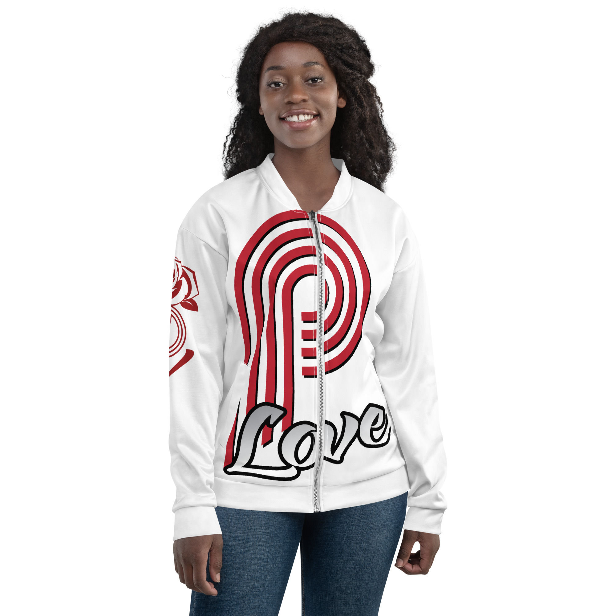 Big P-Love Unisex Bomber Jacket