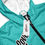 Thumbnail: Portland Love Logos Dark Turquoise Men’s Windbreaker
