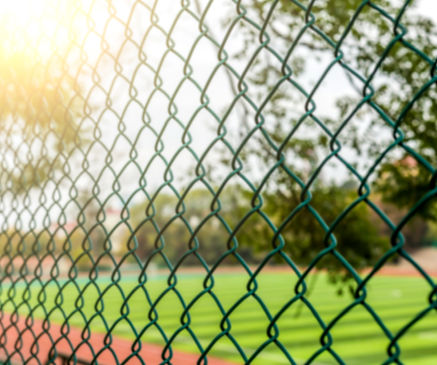 Stock image of fence