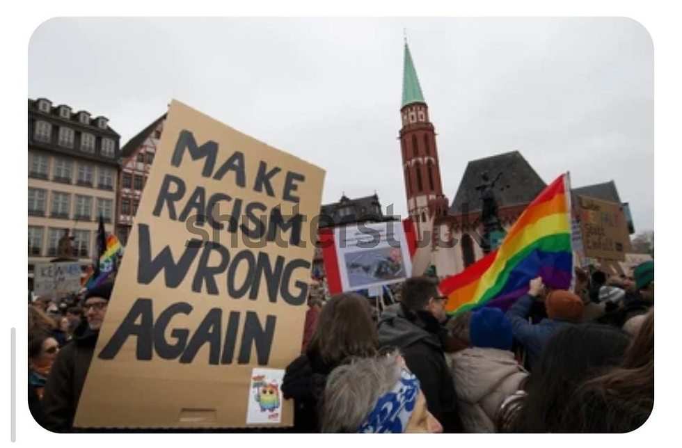 "Torne o racismo errado novamente."