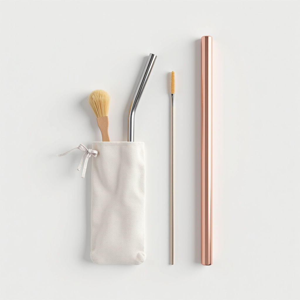 Reusable Boba Straw Set