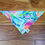 Thumbnail: Pinks & Teals Dog Bandana 