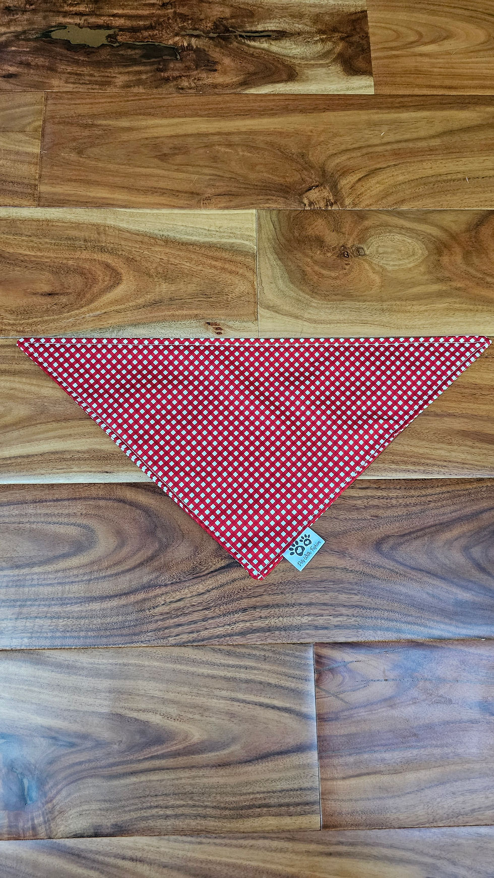 Red Checker Dog Bandana