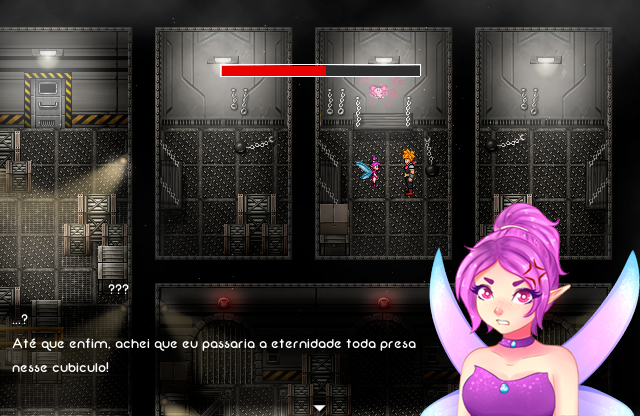 Ivy sendo libertada na estação