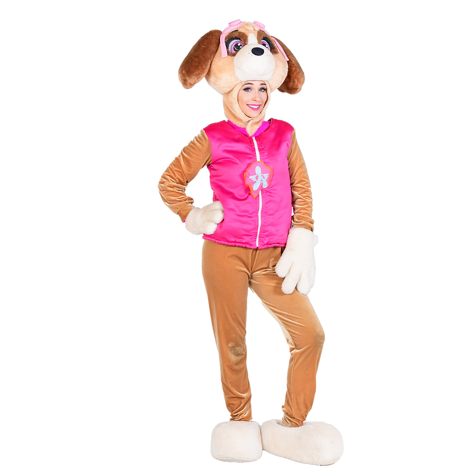 Skye from PAW Patrol is a brave pup who leads flight-themed games, rescue mini-missions, and upbeat teamwork that keeps kids smiling.