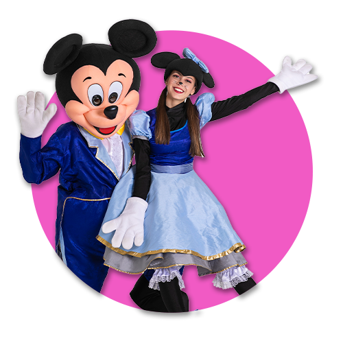 Minnie Mouse Royal Blue is an elegant and joyful mascot for kids’ birthday parties in Los Angeles, perfect for games, photos, and magical celebrations.