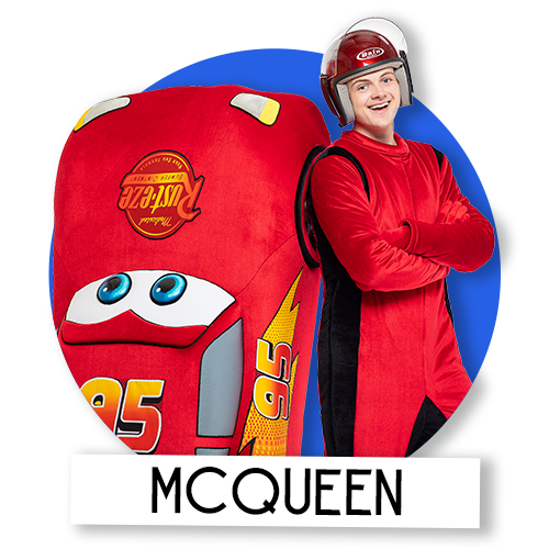 Lightning McQueen speeds into Los Angeles events with high-energy fun, racing spirit, and a design that thrills every young guest.