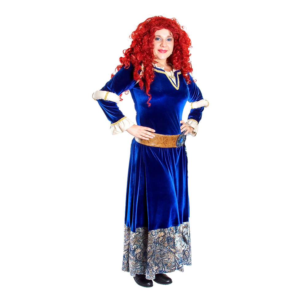 Brave and free-spirited, Merida inspires with fiery red hair, archery skills, and a heart full of adventure. She plays with girls as good as with boys.