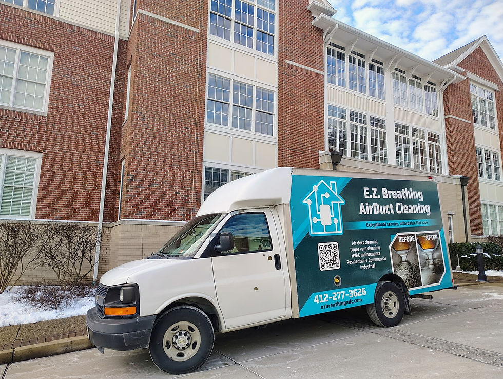commercial air duct cleaning truck