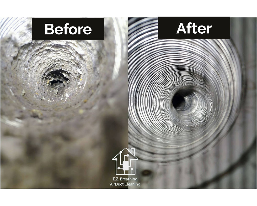 Duct Cleaning Before & after