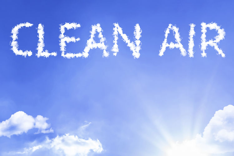 Clean Air cloud word with a blue sky.jpg