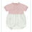 Thumbnail: Girls 'Little Baby' Pink Knitted Bodysuit