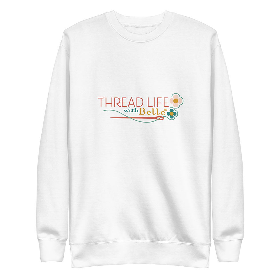 Thumbnail: Thread Life With Belle YouTube Channel Sweatshirt