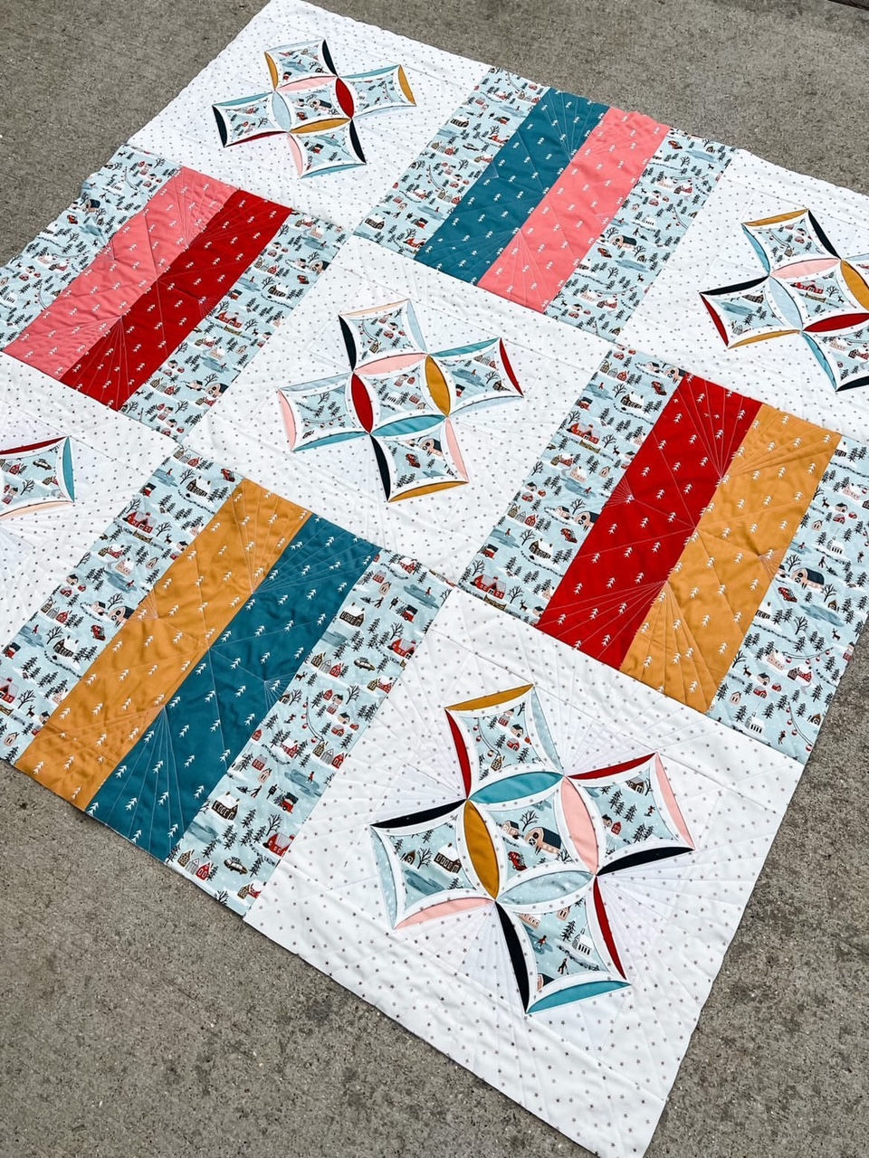 Thumbnail: PDF Riverglen Quilt Pattern