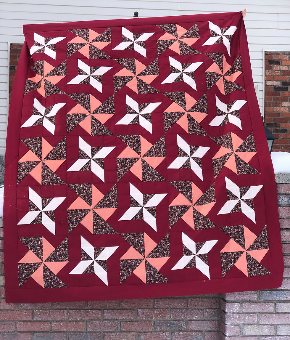 Thumbnail: PAPER Lovely Pinwheels Quilt Pattern