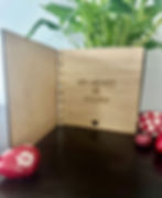 Thumbnail: Eco-Friendly Personalised Wooden Valentine’s Card - Handmade Tic Tac Toe Gift