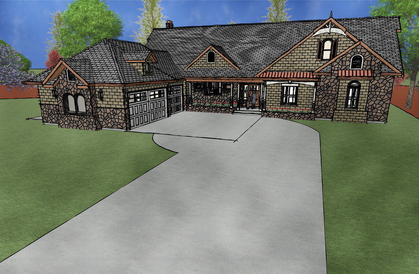 Family residence redesign by Mackintosh Drafting featuring updated spatial flow, enhanced natural lighting, and tailored upgrades for modern living.