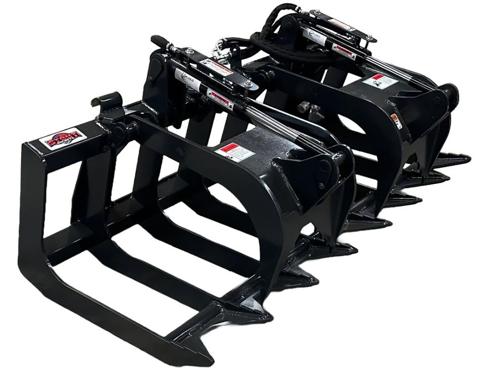 Thumbnail: 66" Stout JD Root Grapple 66-9 w/John Deere Tractor Hitch