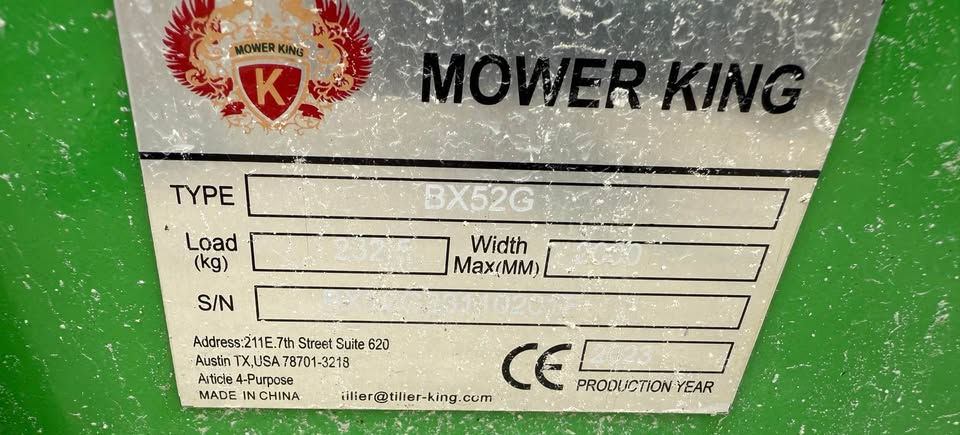 Thumbnail: Mowerking BX52 Self Feeding 3 Point attach Woodchipper